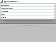 Tablet Screenshot of dcad.org